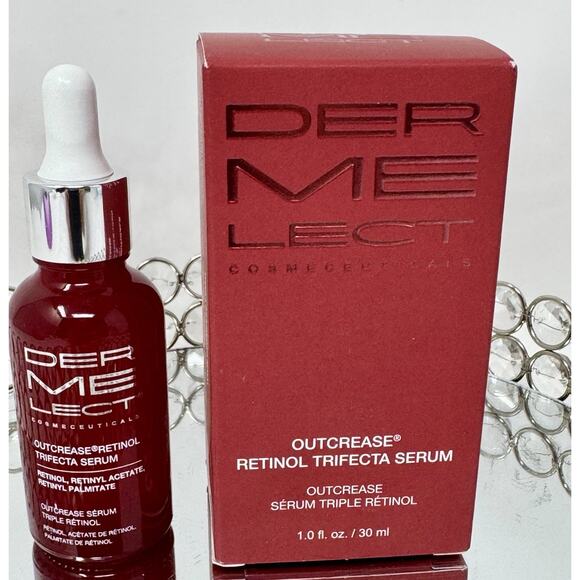 Dermelect Cosmeceuticals Outcrease Retinol Trifecta Serum for Face 1 oz - Picture 2 of 4